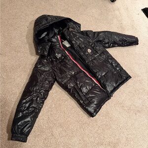Moncler size 2 Black Puffer Jacket